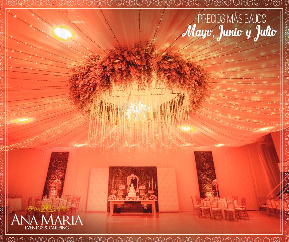 Tu evento con Ana María al mejor precio